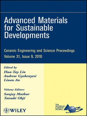 cover image of Advanced Materials for Sustainable Developments